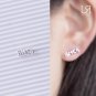 Bitch - 925 Sterling Silver English Word Single Stud Earring, Women Girl Teens Jewelry C06388L