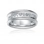925 Sterling Silver Dots Crafting Unisex Fashion Ring / Pendant Band B05739R
