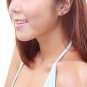 925 Silver CZ Apple Fruit Stud Earrings, Women Girl Teens Fashion Jewelry C06002L(2)