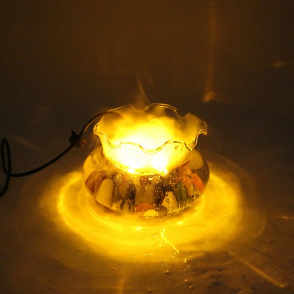 12 LED Ultrasonic Mist Maker Fogger Water Fountain Pond