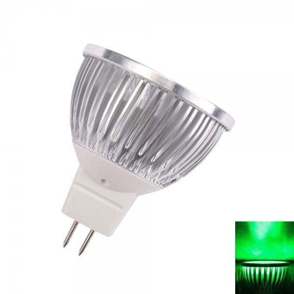 MR16 4W 4 LED 240 Lumen Green Light Spotlight Lamp (12V)