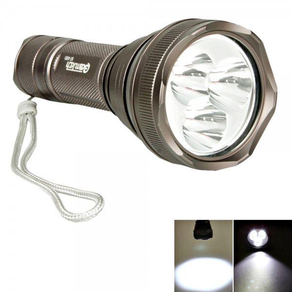 BeamTech BT-4000 CREE XM-T6 18W 2700LM 5 Mode Flashlight Torch Gray