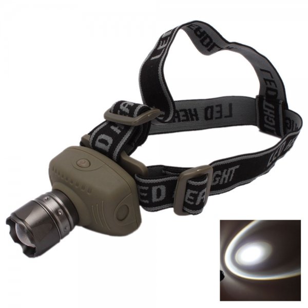 5W 300 Lumen 6 Modes CREE LED Zoomable Headlamp (3*AAA)