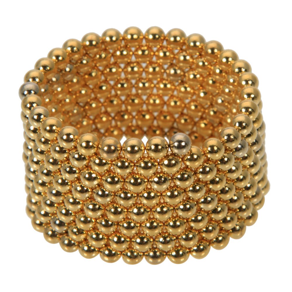 216pcs 3mm DIY Buckyballs Neocube Magic Beads Magnetic Toy Golden