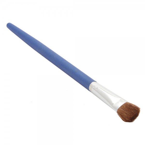 Horse Hair Professional Cosmetic Makeup Flat Eyeshadow Brush Blue