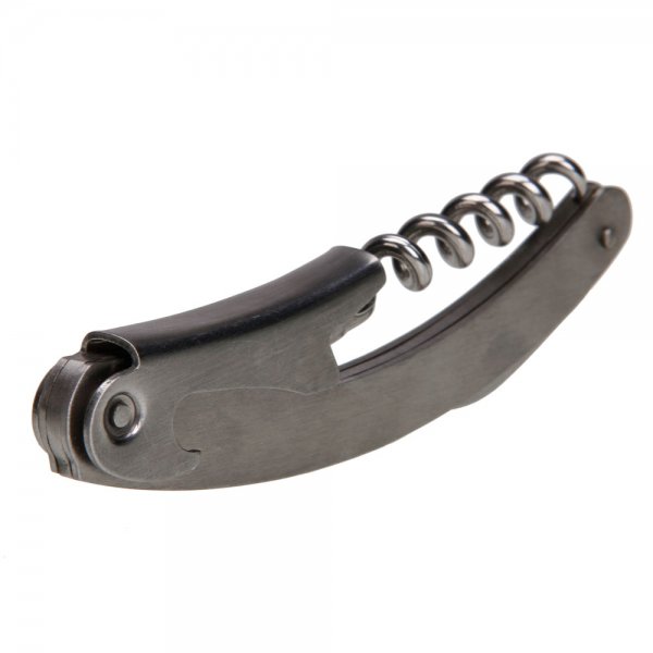 the Wine Bottle Opener with Knife Silver