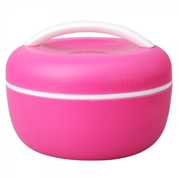 Small Apple Shape Two-layer Lunch Box Rose Red