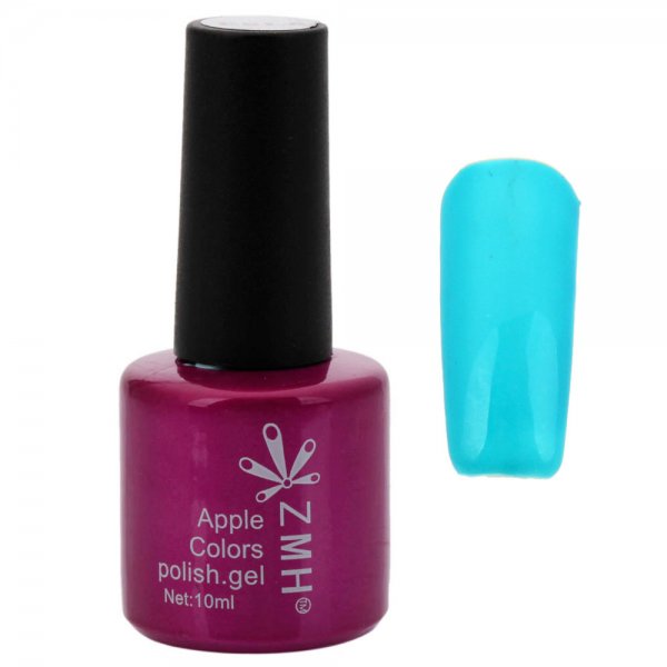 8mL 3-in-1 Quick Drying Long-lasting UV Gel Nail Polish Candy Blue