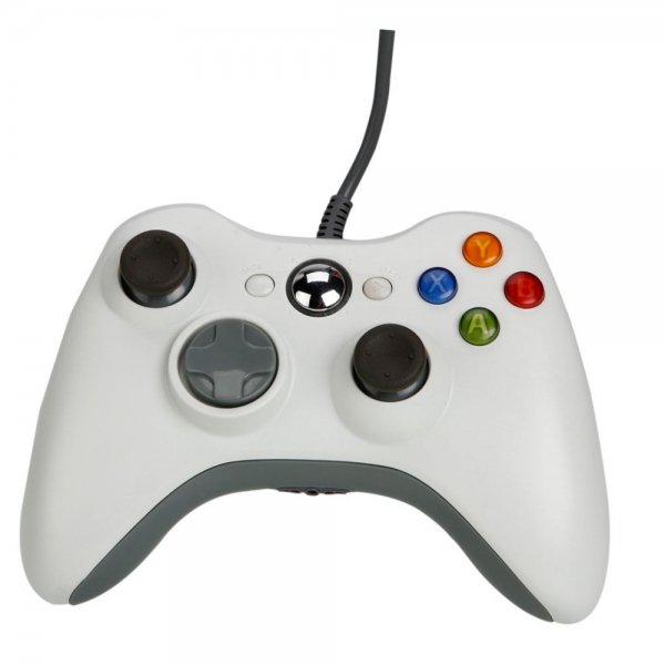 Wired Game Controller for Xbox 360 / PC White