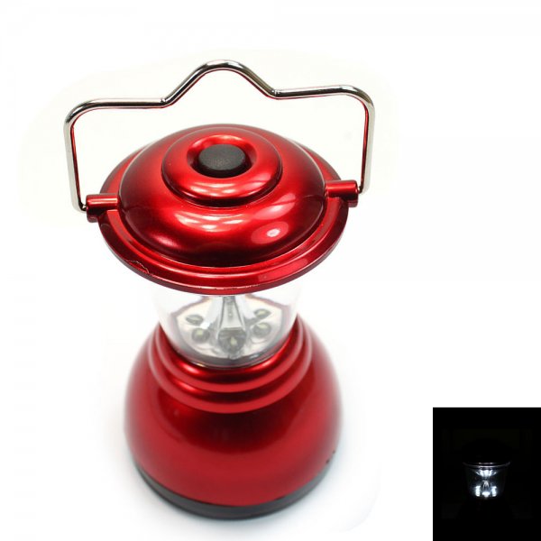 6 LED Mini Bivouac Camping Lantern Red