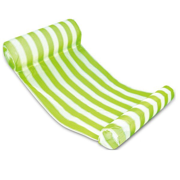 Swimming Floating Bed Water Hammock Water Recreation Green & White