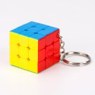 2022 New 3x3x3 50mm Mini Keychain Style Professional Speed Pocket Magic Cube Puzzle Twist Toy