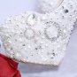 Wedding Shoes , Prom Shoes, Bridal Shoes--Princess Pearls with Crystal Rhinestone Flower Party Shoes