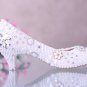 Evening Shoes, Party Shoes , Bridal Shoes-Princess Pearls with Crystal Rhinestone Flower Prom Shoes