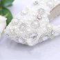 Bridal Pumps, Prom Shoes, Wedding Shoes--Luxury Mixed Size Pearls with Shiny Crystal Rhinestone