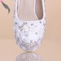 Party Shoes, Bridal Shoes, Wedding Shoes--Elegant Pearls Flower Prom Shoes, Bridal Pumps, High Heels