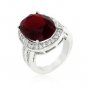Ruby Red Cocktail Ring