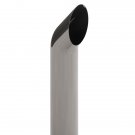 6"-5"D x 36"L Chrome Ozzie Top Stack Plain End