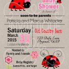 Ladybug Birthday Invitation Baby Shower Party Invitation Birthday Invitations Kraft Printable