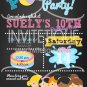 Girls Pool Party Birthday Bash Invitation, End of School Bash