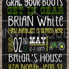 Green Tractor Birthday Invites | Tractor | PRINTABLE