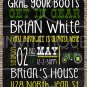 Green Tractor Birthday Invites | Tractor | PRINTABLE