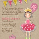 Princess Party Invitation | Princess Birthday Invitation | Pink Princess Invitation | girl Birthday