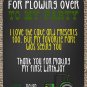 Green Tractor Golden Brown Burlap Thank you notes