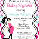 Modern Mom to be Baby Shower Invitations