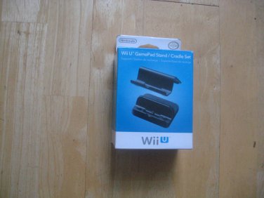 Wii GAMEPAD STAND/CRADLE SET  FOR NINTENDO IN BLACK COLOR