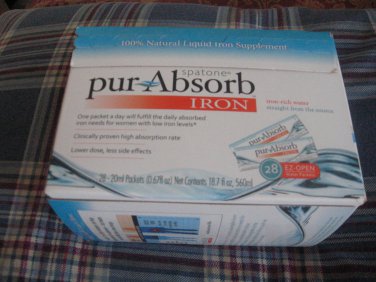 PUR ABSORB IRON BY SPARTON 28 20ML PACKETS