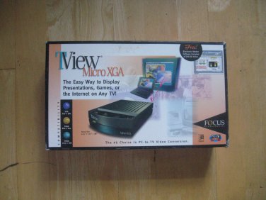 TVIEW MICRO XGA PC TO TV VIDEO CONVERSION FOCUS ENHANCEMENT