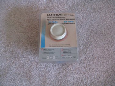 LUTRON DIM N GLO PUSH ON/OFF DIMMER 600 WATTS
