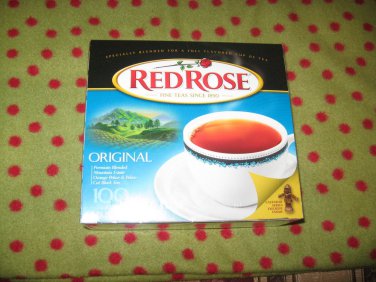 ORIGINAL RED ROSE FINE TEASPECIALLY BLENDED FOR A FULL FLAVOURED CUP OF TEA