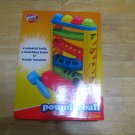 POUND A BALL, 4 COLORFUL BALLS,4 MATCHING HOLES, HANDY HAMMER AGE 12 M+