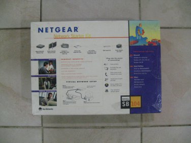 NETGE NETWORK STARTER KIT MODEL SB 104 BOXED BRAND NEW