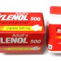 Tylenol Paracetamol 500Mg. Adult 100 Caplets pain relief Fever, Headache Reduce