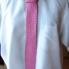Crochet Men's Pink Fashion Tie