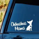 C1159 Chihuahua Mama Dog Decal Sticker Car Truck SUV Laptop Pet Gift Accessory