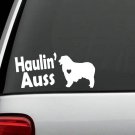 A1198 Australian Shepherd Haulin Auss Dog Decal Sticker Aussie Pet Gift