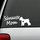 E1054 Schnauzer Mom Dog Decal Sticker Pet Gift Accessory Art