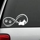 B1082 Infinity Scotty Scottish Terrier Dog Decal Sticker Car Truck SUV Laptop