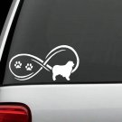 H1098 Australian Shepherd Infinity Aussie Auss Dog Decal Sticker for Car Window