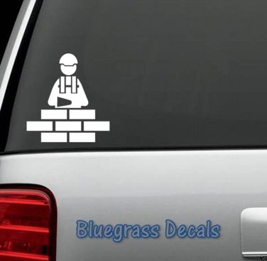 A1028 BRICKLAYER MASONRY Decal Sticker