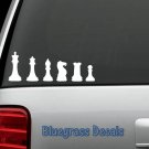 F1006 CHESS FAMILY Decal Sticker Car Truck SUV Van Laptop WINDOW SURFACE MIRROR