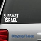 B1067 SUPPORT ISRAEL Star of David STICKER DECAL Car Truck SUV Van Religious ART