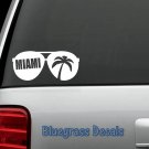 B1062 MIAMI FLORIDA VACATION AVIATOR Decal Sticker for Car Truck Laptop Mac Art