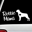 Rottweiler Rottie Mama Dog Decal Sticker for Car Window 8 Inch BG 155 Pet Gift