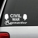 M1046 Civil War Reenactor Soldiers Decal Sticker Confederate Union Yankee Kepi