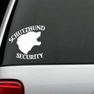 B1105 Schutzhund Security German Shepherd Dog Decal Sticker Car Truck SUV Van